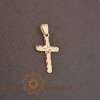 Cruciulita 1.5 cm cu gravura , Simbolul Maicii si Pruncului