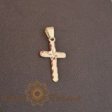 Cumpara ieftin Cruciulita 1.5 cm cu gravura , Simbolul Maicii si Pruncului