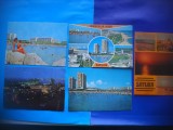 HOPCT LOT NR 830 SATURN -LITORAL-CT-5 CARTI POSTALE-RSR-CIRCULATE, Circulata, Printata, Constanta
