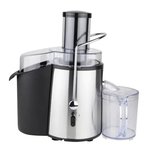 Storcator pentru fructe si legume, confectionat din inox si plastic, putere 1000 W, capacitate 1l, sistem anti-alunecare, protectie supraincalzire, ne