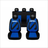 Set Huse Scaune Universale Nero Albastru Personalizate cu Opel