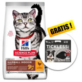 Cumpara ieftin Hill&amp;#039;s Science Plan Feline Adult &amp;quot;HBC for indoor cats&amp;quot; Chicken 10 kg + Tickless Pet GRATUIT, Hill&#039;s