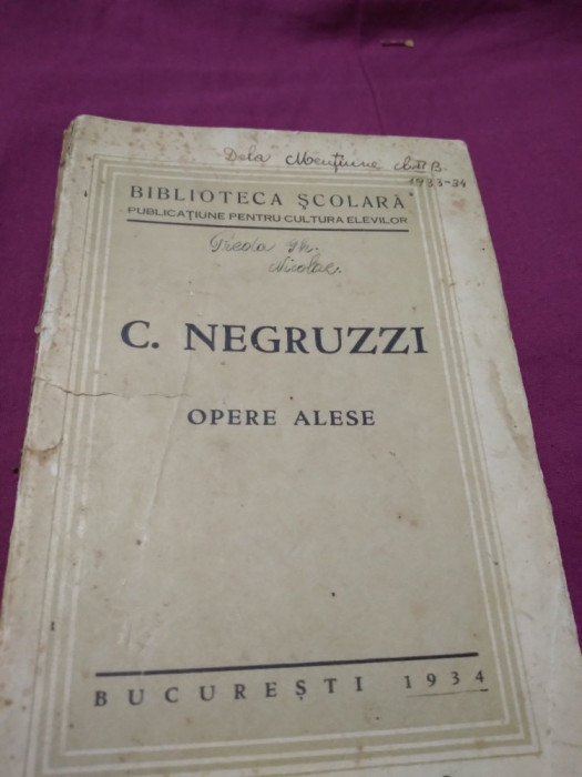 C.NEGRUZZI-OPERE ALESE 1934