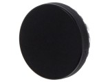 Lentilă Buton 22mm Neagră Plastic