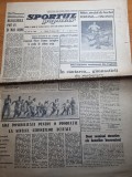 Sportul popular 26 februarie 1966-fotbal steagul rosu brasov-espanol barcelona