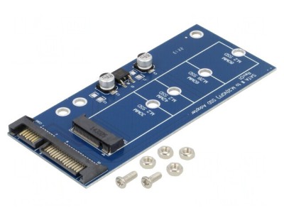Convertor Serial ATA la M.2 SATA Cablexpert foto