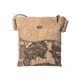 Cumpara ieftin Geanta dama crossbody din pluta Natural Marble