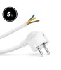 Cablu de retea montabil 5m 3x1.5mm2 alb cu stecher/fire libere delight