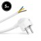 Cablu de retea montabil 5m 3x1.5mm2 alb cu stecher/fire libere delight