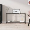 VidaXL Masă consolă, transparent, 140x35x75,5 cm, sticlă securizată 331694