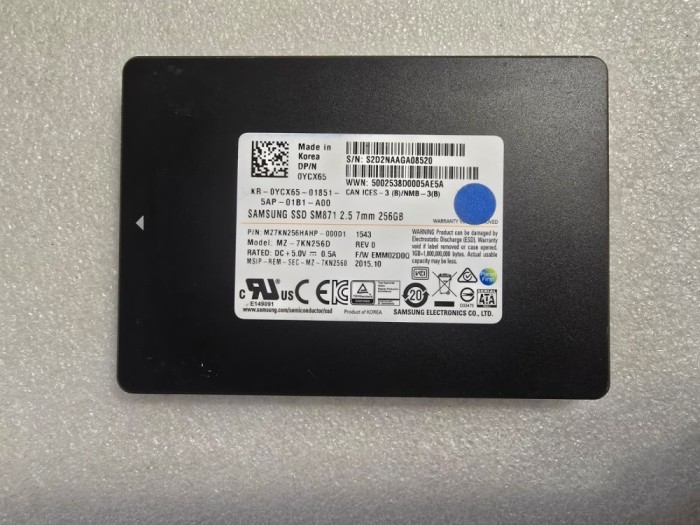 Solid State Drive (SSD) Samsung 256GB MLC SATA 6Gbps 2.5&quot; MZ-7KN256D