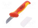 Cuțit pentru cabluri KNIPEX, 190mm, lamă 50mm