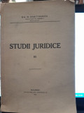 Studii juridice III - Gh. D. Dimitrescu