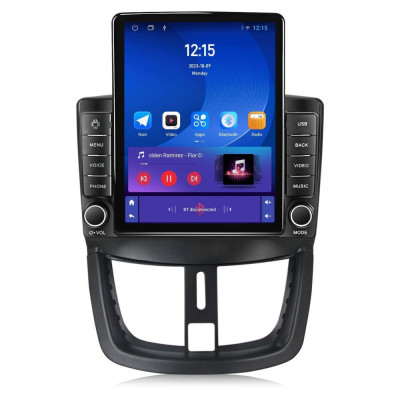 Navigatie dedicata cu Android Peugeot 207 2006 - 2015, 1GB RAM, Radio GPS Dual foto