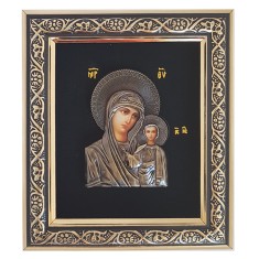 Icoana Maica Domnului cu Pruncul Bronz
