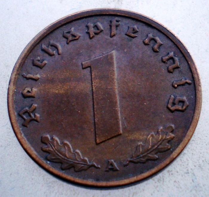 2.766 GERMANIA 1 REICHSPFENNIG 1938 A