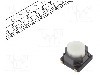 Microintrerupator, 6.1x6x3.5mm, OFF-(ON), SPST, PANASONIC - EVQP1K05M foto