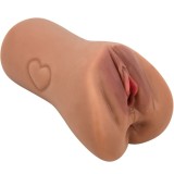 Masturbator CRAZY BULL Scarlet Design Inima Dubla Intrare TPR 14.5 cm