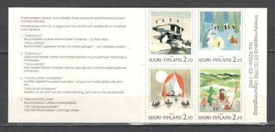 Finlanda.1992 Expozitia filatelica NORDIA-Desene carnet DF.136 foto