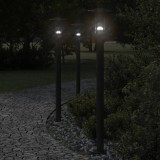 vidaXL Lampă exterioară de podea, negru, 100 cm, oțel inoxidabil