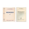 N. Iorga, Memorii, Vol I, exemplar numerotat cu semnătura de tiraj