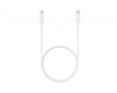 CABLU alimentare smartphone Samsung, USB Type-C (T) la USB Type-C (T), cauciuc, lungime 1 m, alb, &amp;quot;EP-DA705BWEGWW&amp;quot; (timbru verde 0.08 lei) foto