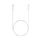 CABLU alimentare smartphone Samsung, USB Type-C (T) la USB Type-C (T), cauciuc, lungime 1 m, alb, &quot;EP-DA705BWEGWW&quot; (timbru verde 0.08 lei)