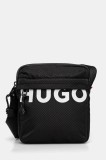 HUGO borsetă bărbați, culoarea negru, 50541918
