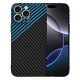 Husa pentru Apple iPhone 16 Pro Max, Techsuit, Carbonite FiberShell, Bleu