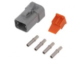 Conector cablu-cablu ATP 4 pini crimpat mamă
