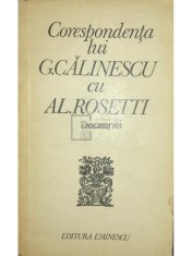 Corespondenta lui G. Calinescu cu Al. Rosetti (Editia: 1977) foto