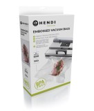Pungi Vacuum Gofrate HENDI 150x250mm - 100 buc - PA/PE - Cod 971017