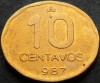 Moneda 10 CENTAVOS - ARGENTINA, anul 1987 * cod 2751 A, America Centrala si de Sud