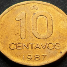 Moneda 10 CENTAVOS - ARGENTINA, anul 1987 * cod 2751 A