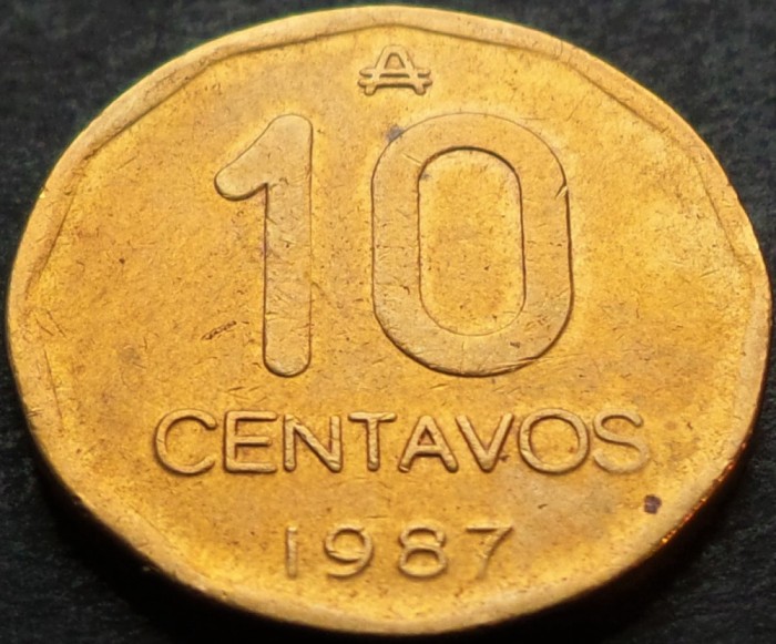 Moneda 10 CENTAVOS - ARGENTINA, anul 1987 * cod 2751 A