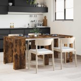 vidaXL Masă de dining 180 x 85 x 75 cm Lemn prelucrat Stejar fumuriu 3424942