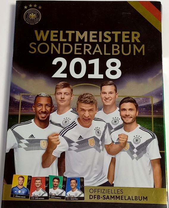 Album Cartonase (completat 100%) fotbal - GERMANIA Campionatul Mondial de Fotbal 2018