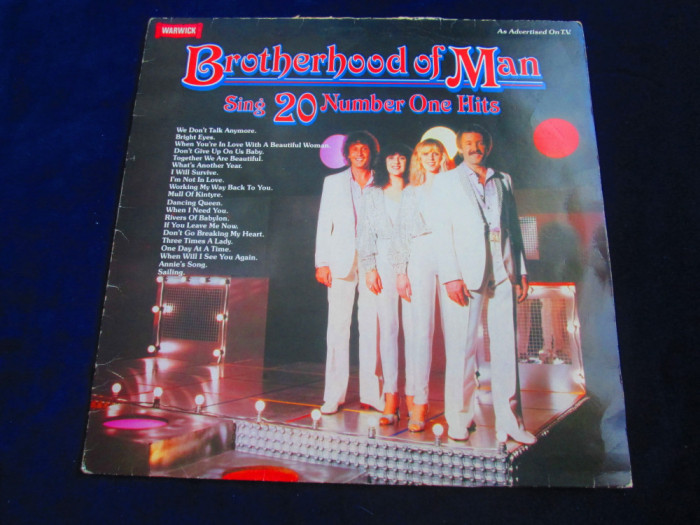 Brotherhood Of man - Sing 20 Number One Hits _ vinyl,Lp _ Warwick (1980, UK )