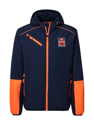 Red Bull KTM geacă de bărbați cu glugă Softshell Grid navy - XL foto
