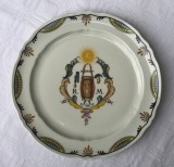 Farfurie decorativa din portelan frantuzesc LIMOGES editie limitata 1980, Farfurii