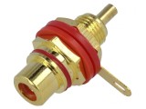 Conector RCA Mamă Aurit pentru Panou