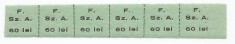 Rom&acirc;nia, lot 16 timbre fiscale, neidentificate, ștraif orizontal, MNH