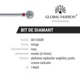 Cumpara ieftin Capat de freza electrica, diamant, sfera, rosu, 001/050R