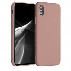 Husa pentru Apple iPhone X / iPhone XS, Silicon, Roz, 42492.193