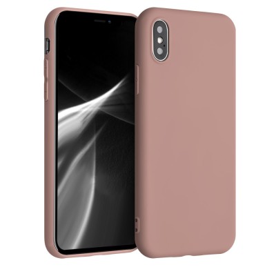 Husa pentru Apple iPhone X / iPhone XS, Silicon, Roz, 42492.193 foto