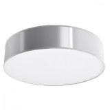 Lustră De Tavan Arena Gri Pvc 3 Becuri Rotundă Minimalistă De Interior