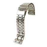 Cumpara ieftin Br??ar? Ceas &bdquo;Titan Link&rdquo; &ndash; O?el Inoxidabil Argintiu, Model Masiv (24mm)