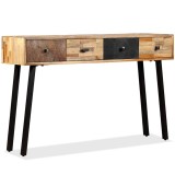Cumpara ieftin Masa consola Lemn masiv de tec reciclat 120x30x76 cm