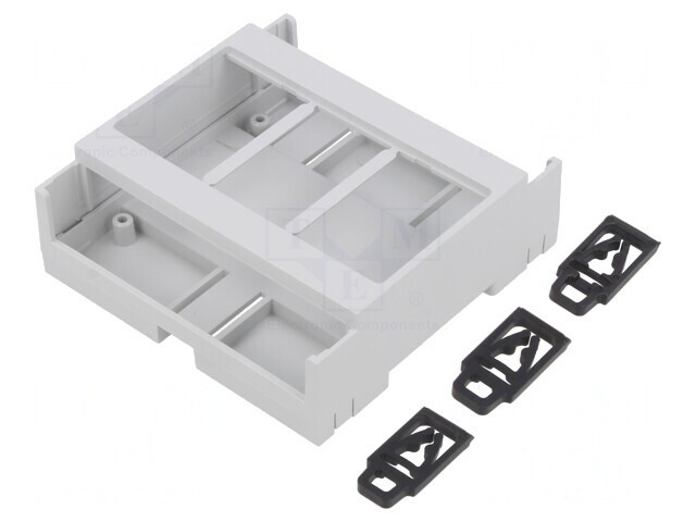 Carcasă DIN 89.75x89.2x32mm ABS Gri
