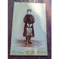 Fotografie adolescenta, tip CDV